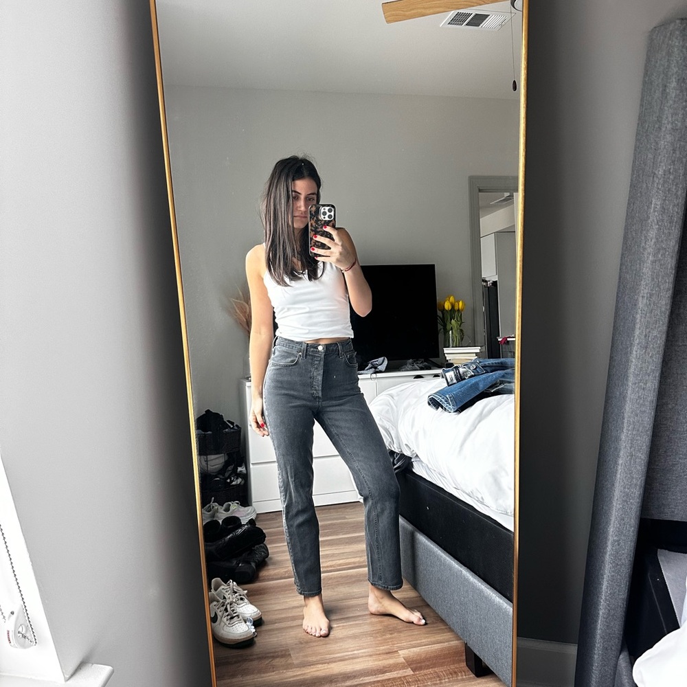 Women's Gray Jeans